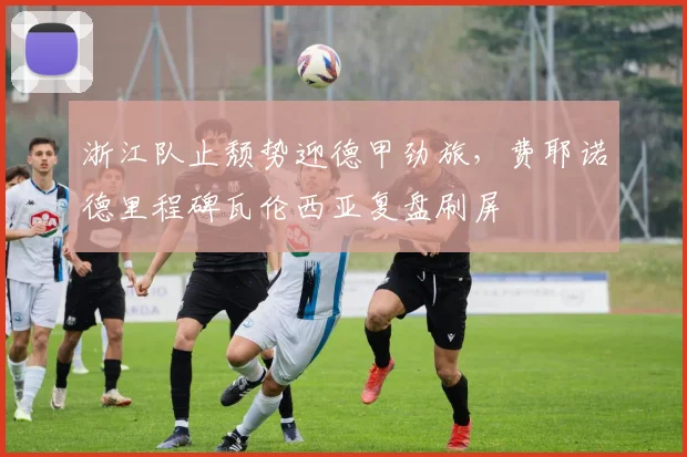 浙江队止颓势迎德甲劲旅，费耶诺德里程碑瓦伦