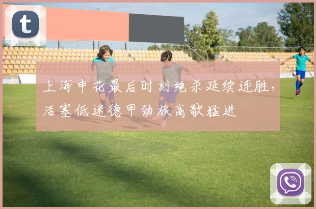 上海申花最后时刻绝杀延续连胜，活塞低迷德甲
